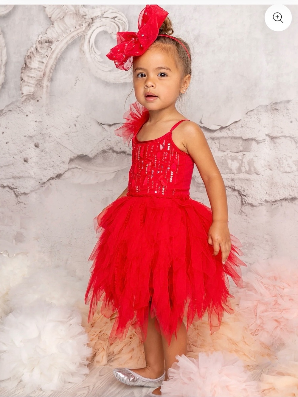 Tutu Du Monde Bebe Ruby Dazzle Tutu Dress - Pop Red 3-4y